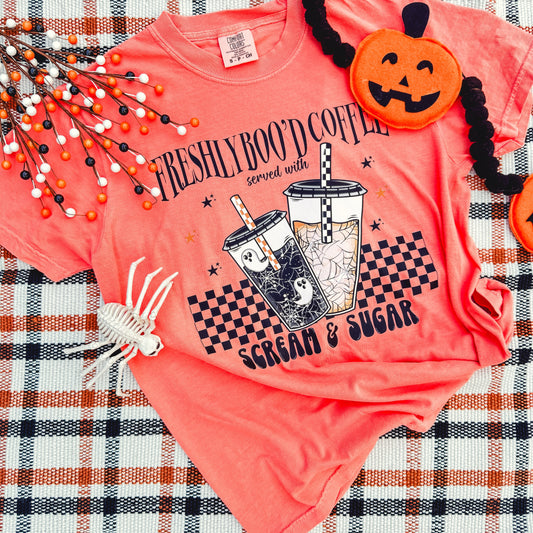 Freshly Boo’d Coffee Soft Graphic Tee