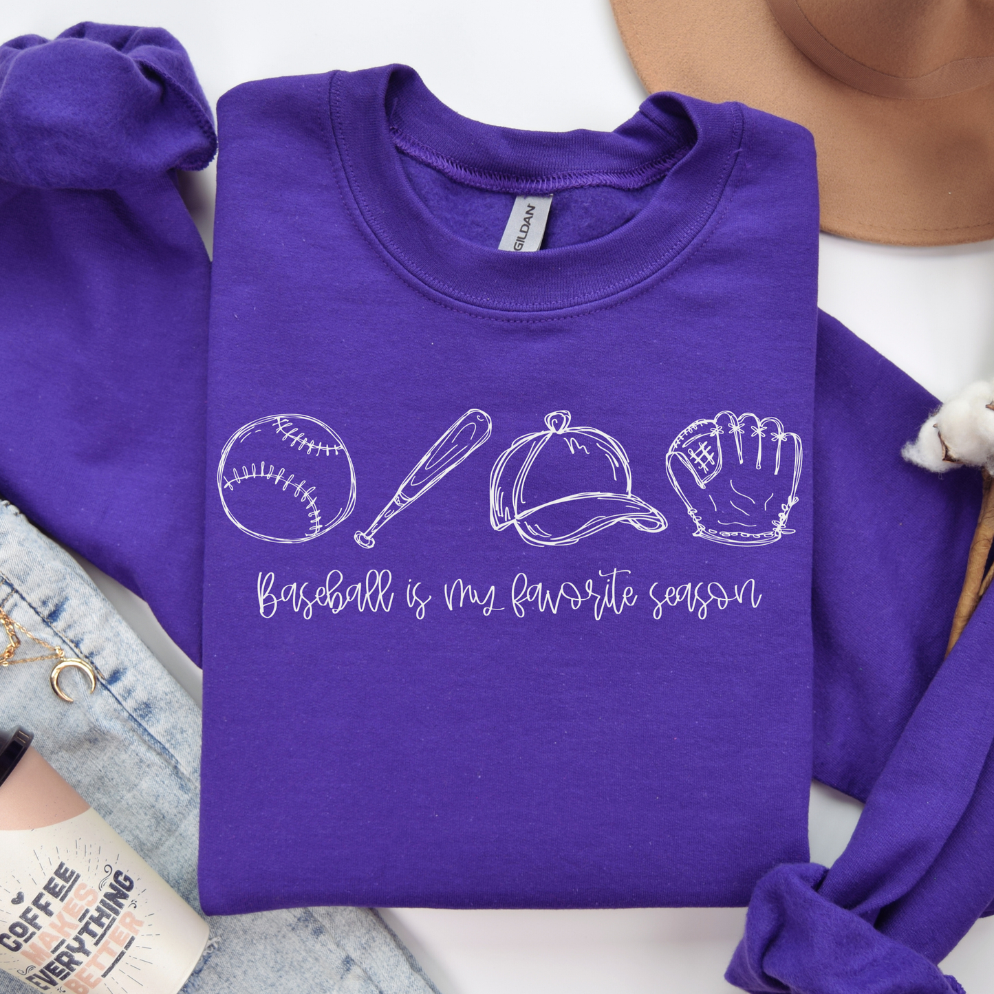 Baseball Is My Favorite Season Graphic Tee