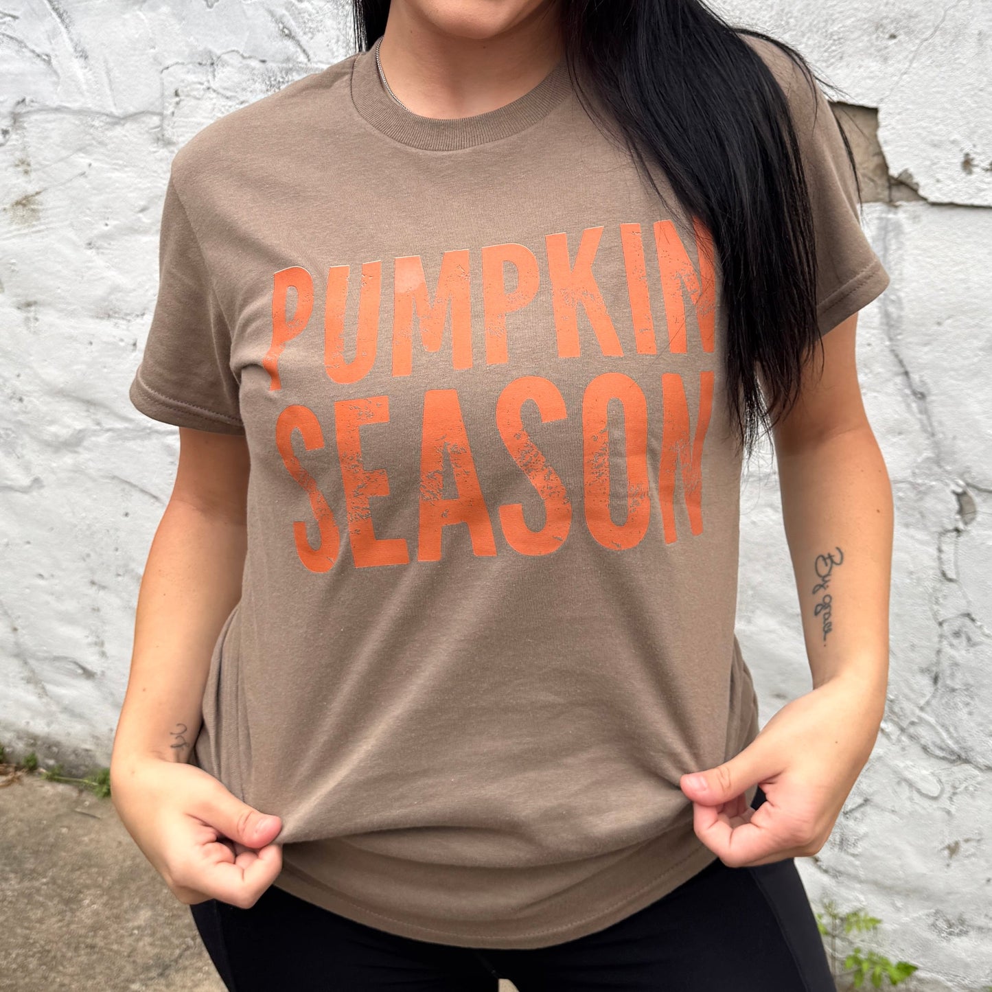 Distressed Pumpkin Season Graphic Tee
