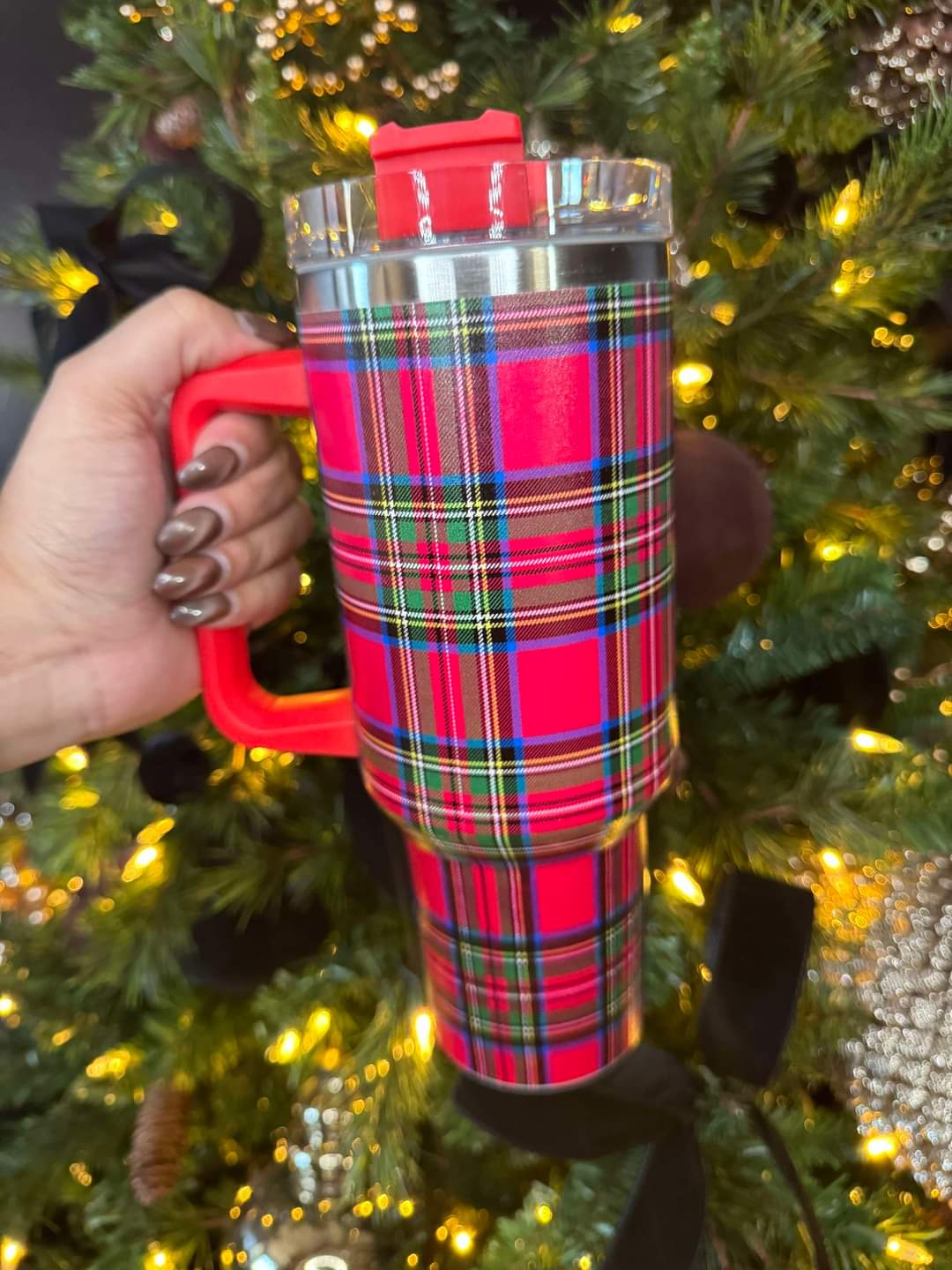 Plaid Tumblers