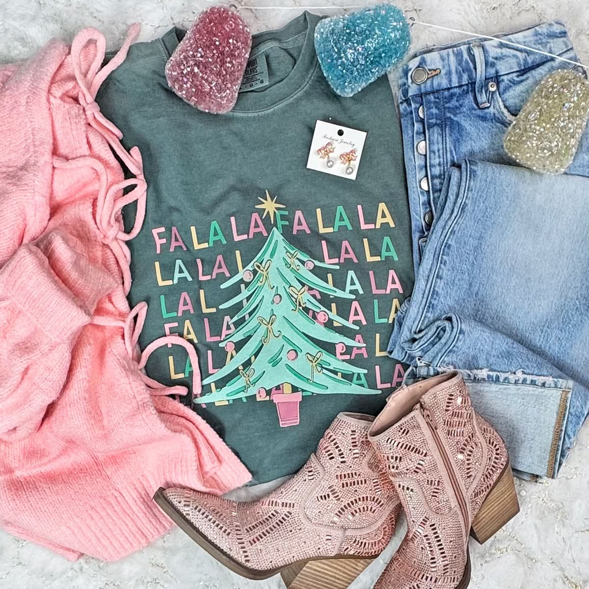 Pink Friday Deal #1 Fa La La La Tee