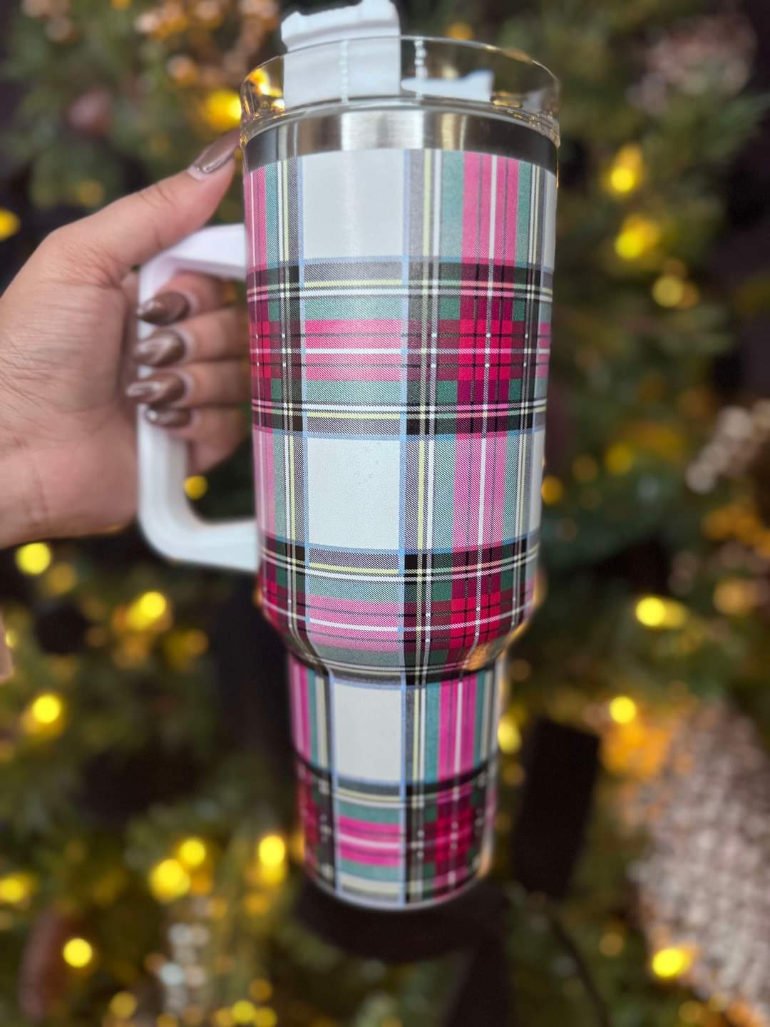 Plaid Tumblers