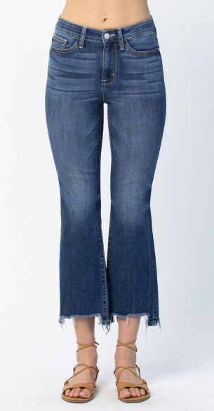 Judy Blue Midrise Crop Jeans