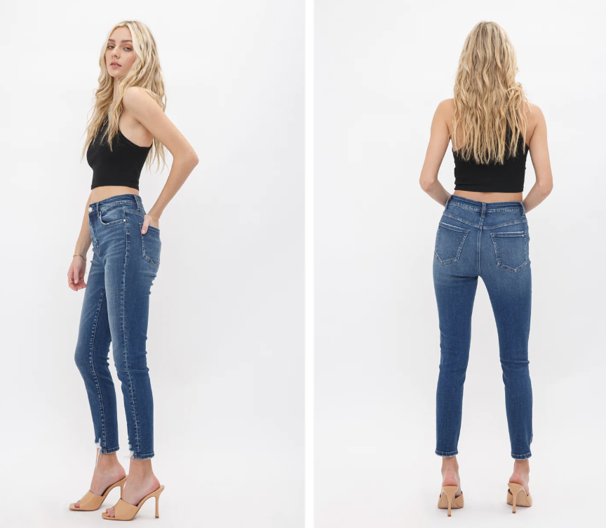 Mica Denim Barsac High Rise Crop Skinny