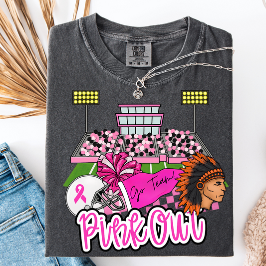 Pink Out Indians Graphic Tee