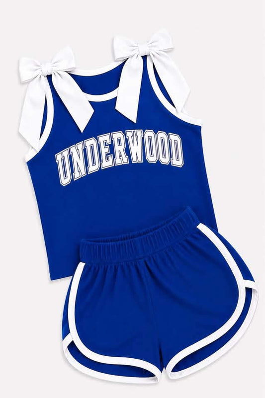 Girls Bow Tank & Short Set UNDERWOOD - PRE ORDER SEPT