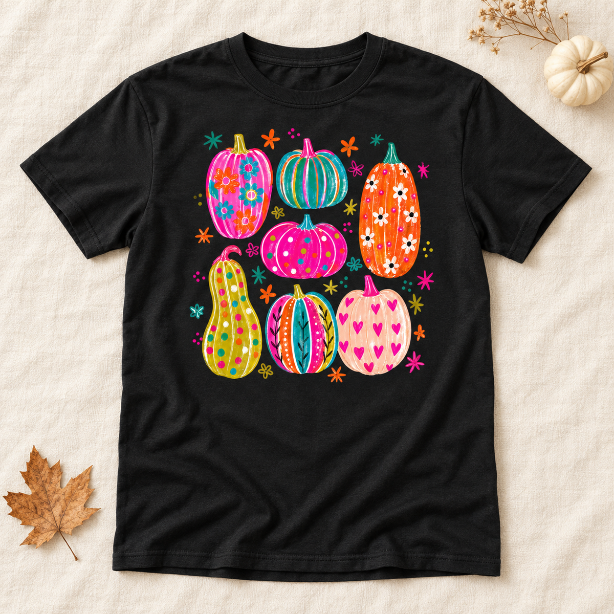 Colorful Pumpkins Tee