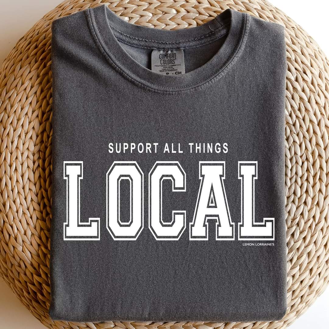 Support All Things Local Crewneck Sweatshirt