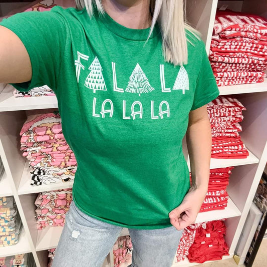 Pre Order - FA La La La Green Graphic Tee