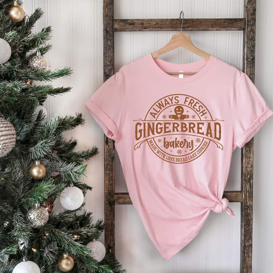 Pre Order- Always Fresh Gingerbread Bakery Graphic Tee