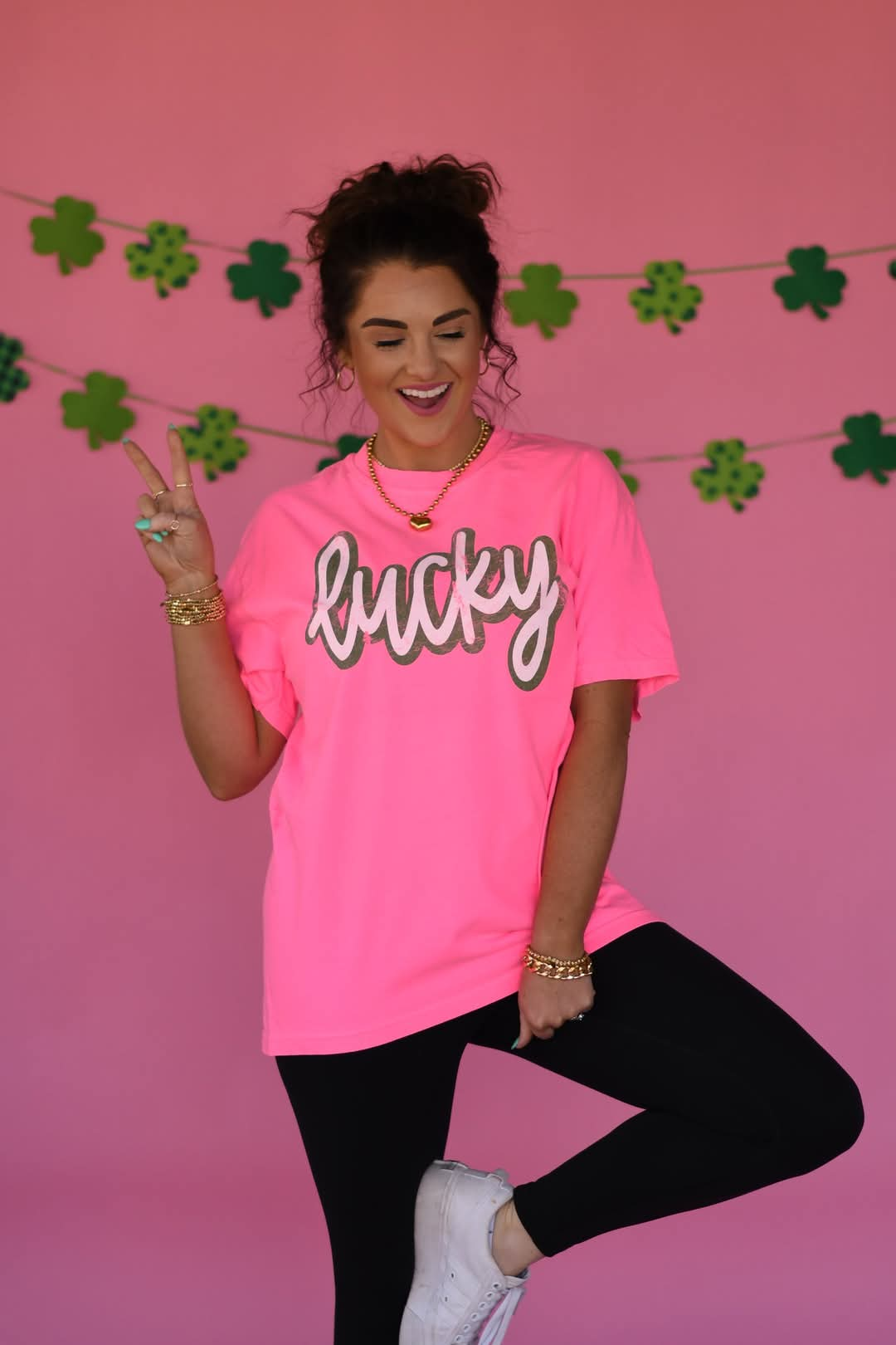 Lucky Pink Graphic Tee