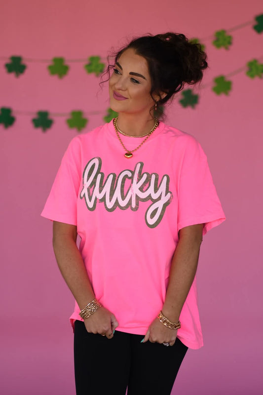 Lucky Pink Graphic Tee