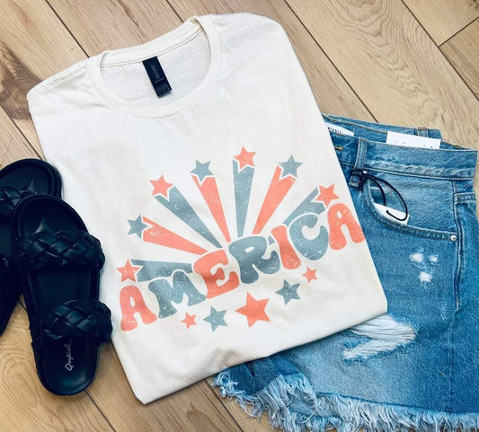 Retro America Graohic Tee