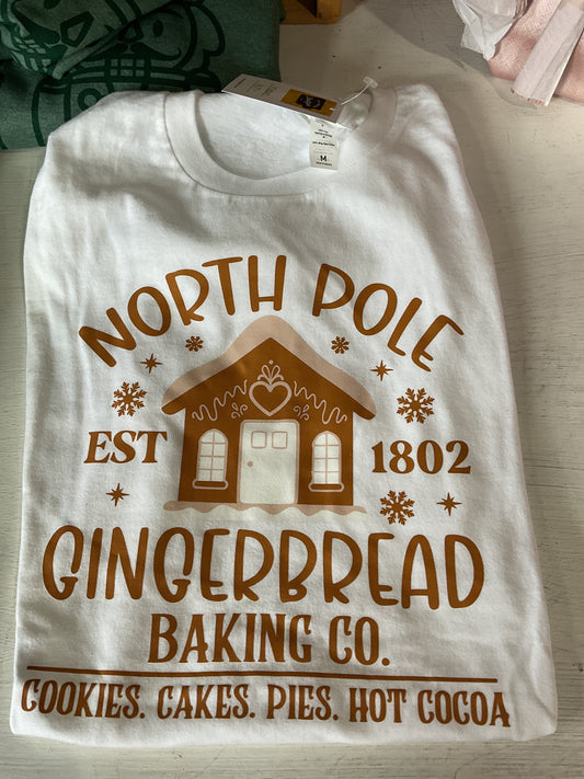 North Pole Gingerbread Baking Co. Graphic Tee