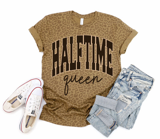Halftime Queen Leopard Tee