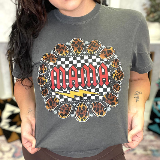 Mama Leopard Concho Tee