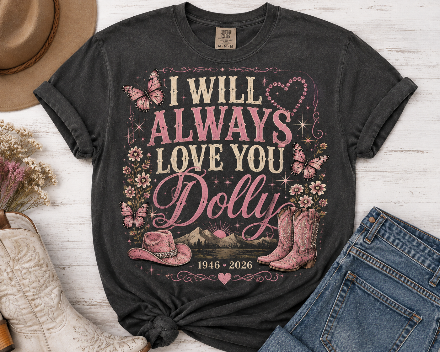 I Will Always Love You Dolly Tee