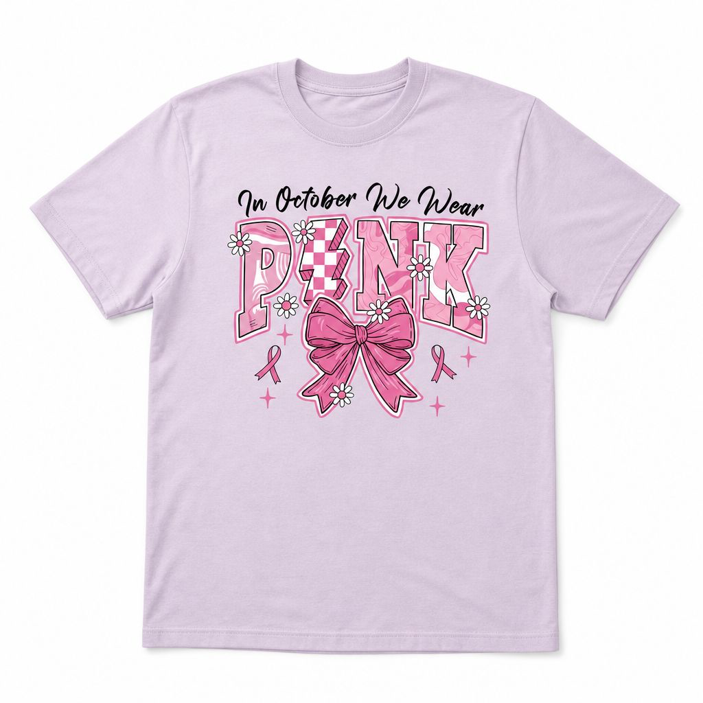 We Wear Pink Lightning Bolt