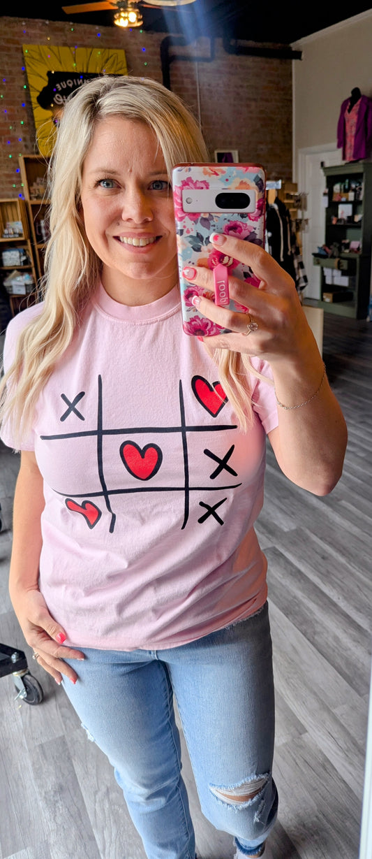 Tic Tak Hearts Tee