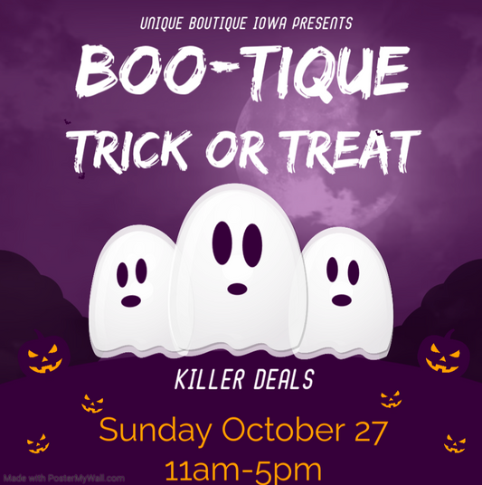 Boo-tique Trick or Treat Early Shopping Ticket