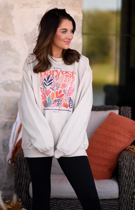 Pre Order - The Harvest is Plentiful the Laborers Are Few - Crewneck Sweatshirt