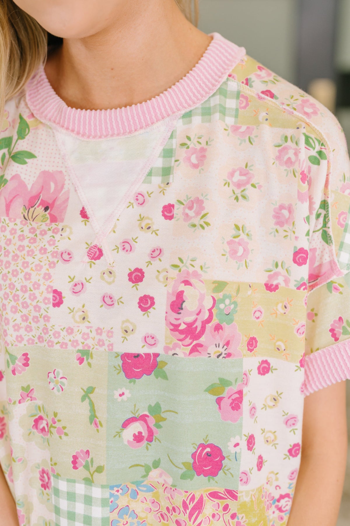 Until Tomorrow Patchwork Relaxed Tee