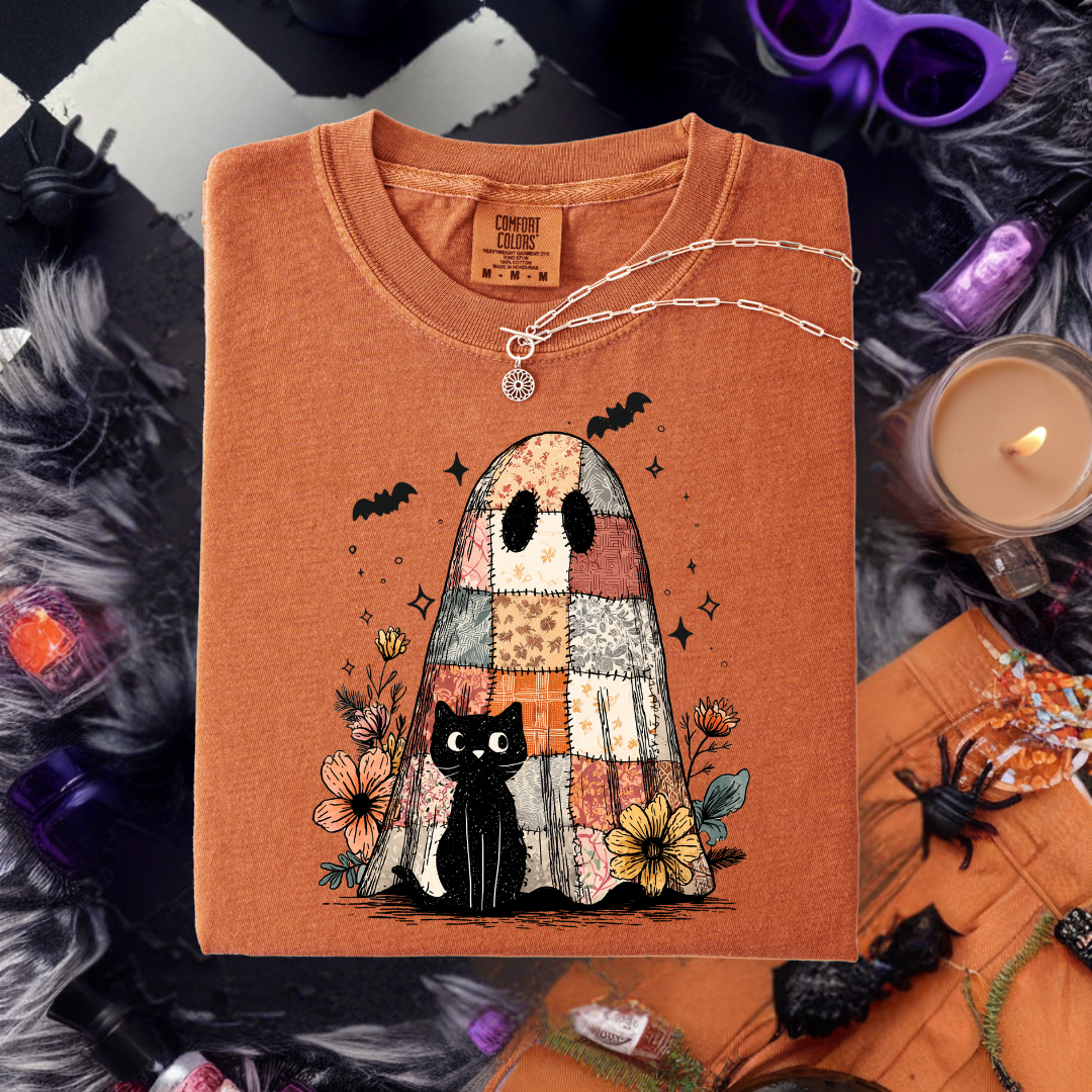 Patchwork Ghost Graphic Tee