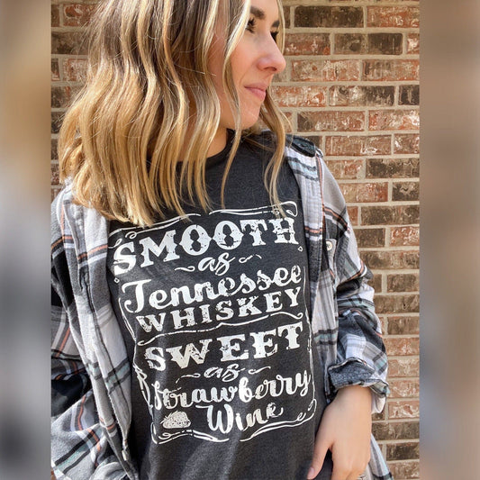 Tennessee Whiskey Strawberry Wine Graphic Tee