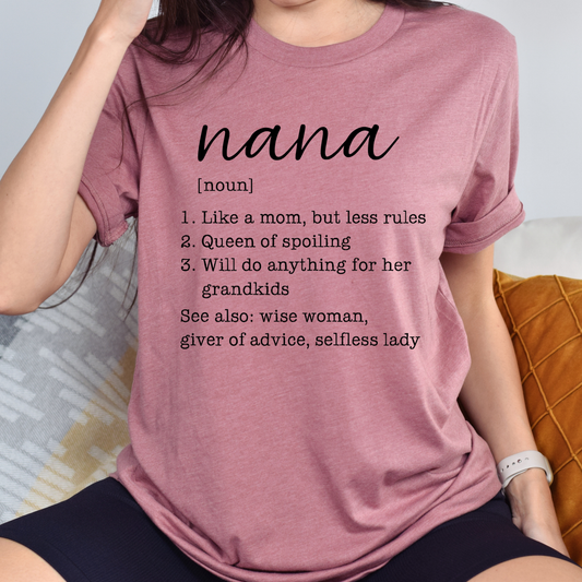 Nana Definition Graphic Tee