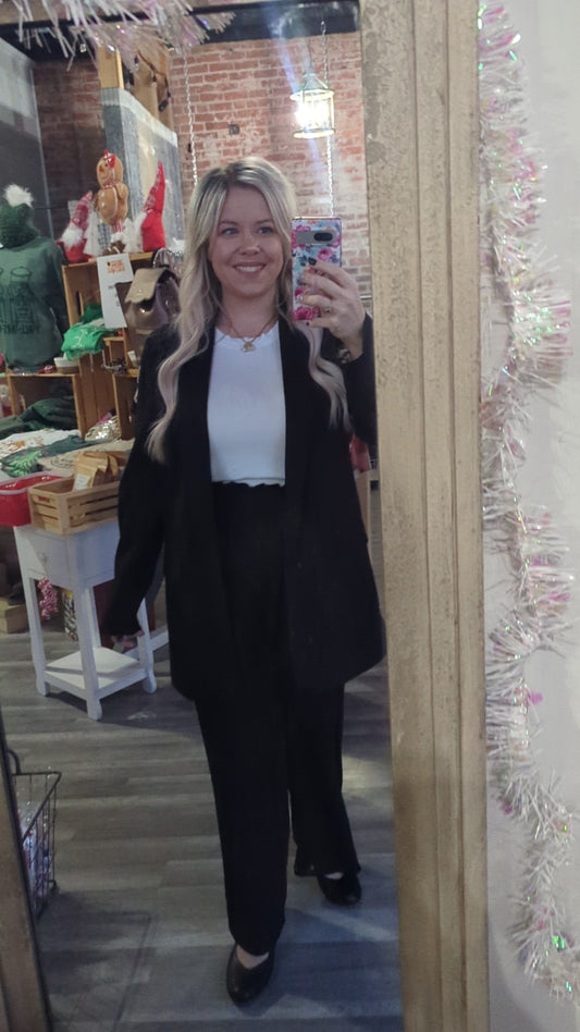 My First Love Black Blazer