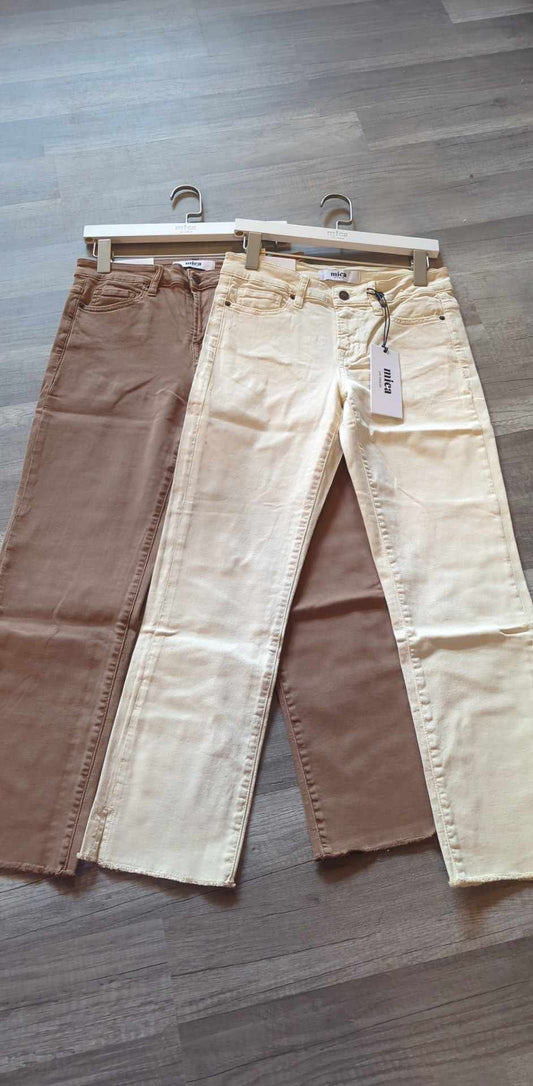 Mica Colored Denim - Cream