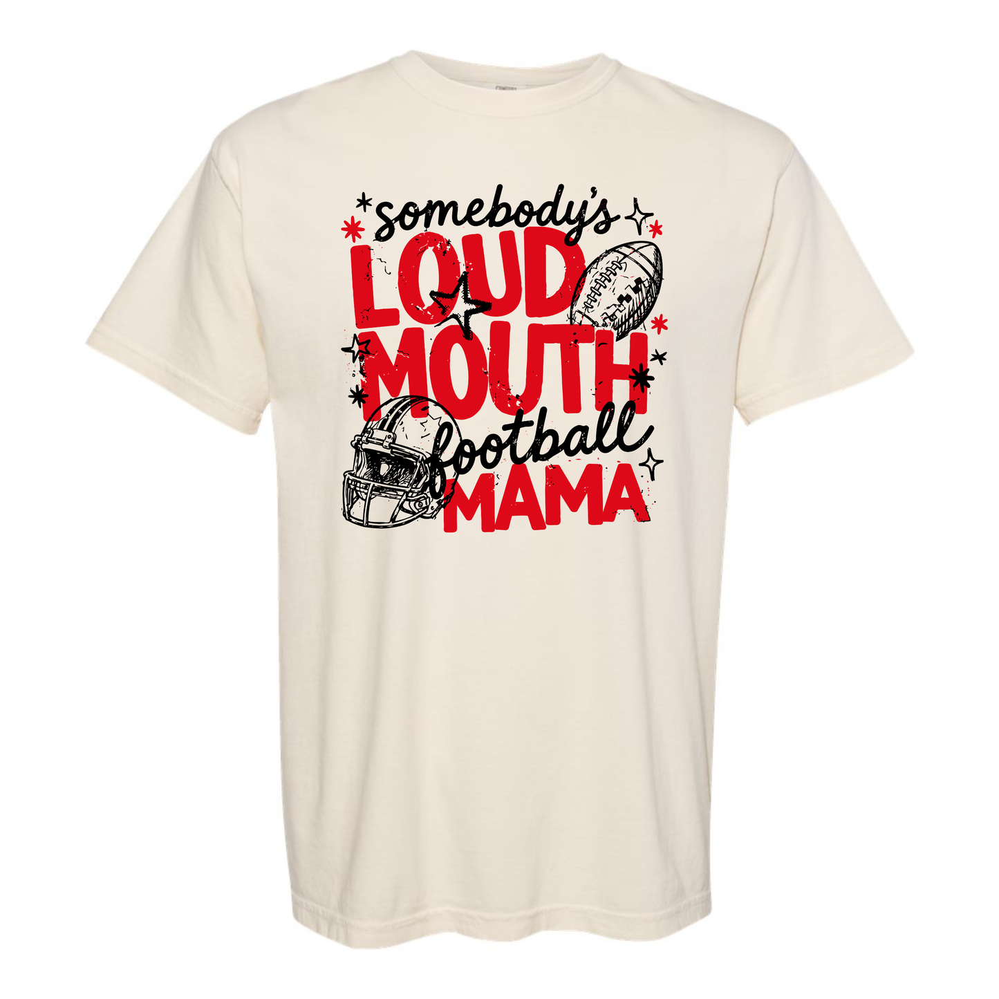 Custom Loud Mouth Football Mama