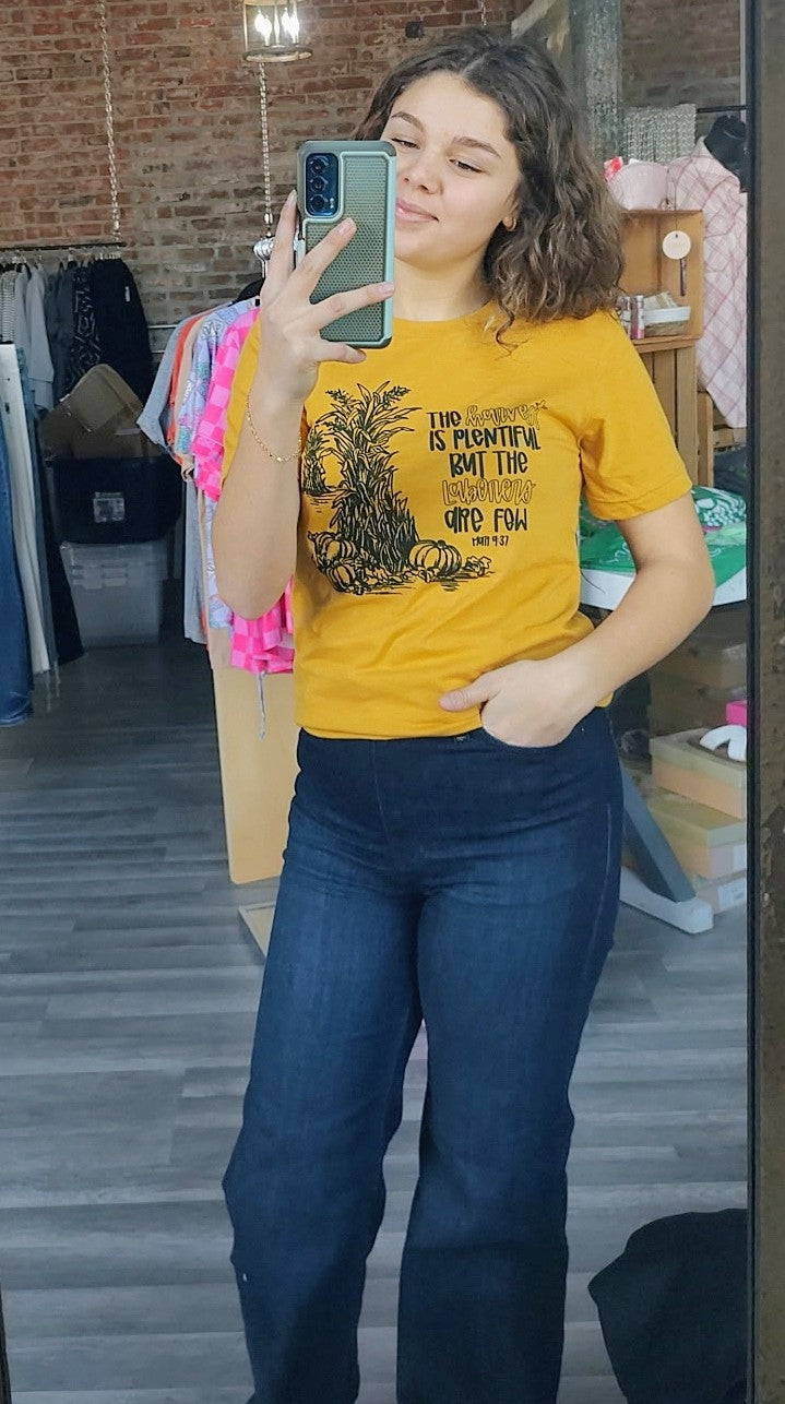 The Harvest is Plentiful but the Laborers are Few Graphic Tee - In Store