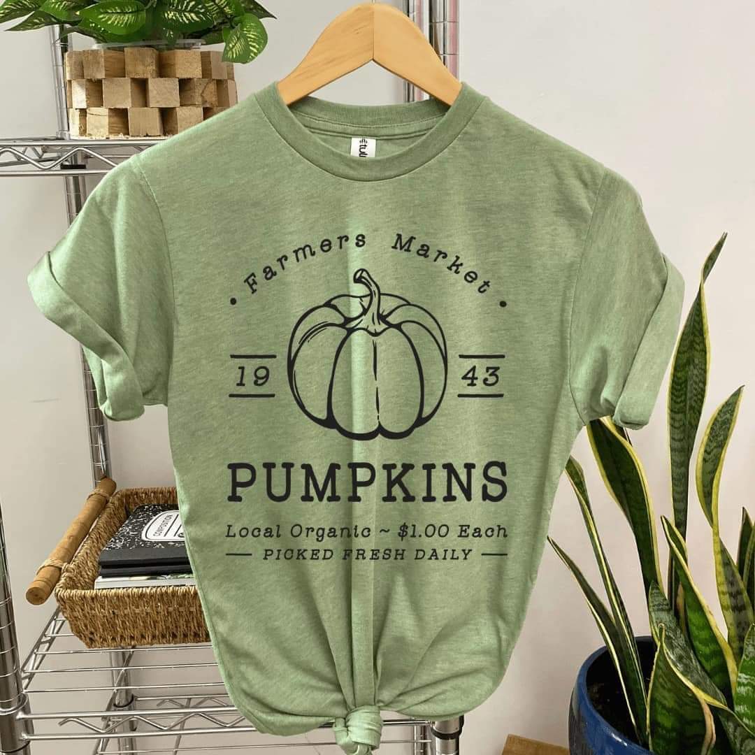 Farmers Market Pumpkins Graphic Tee