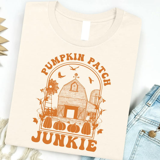 Pumpkin Patch Junkie Graphic Tee - Pre Order