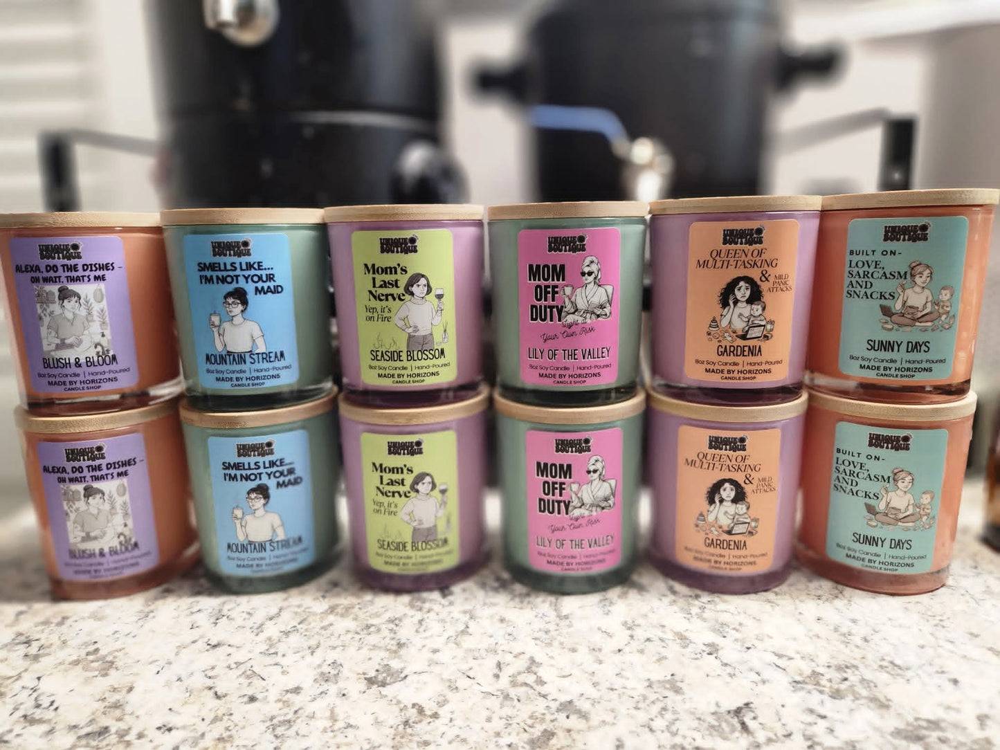 Snarky Mom Candle Line