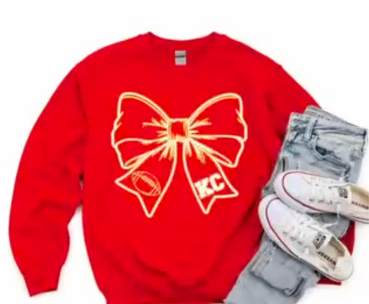 KC Bow Crew neck Sweatshirt