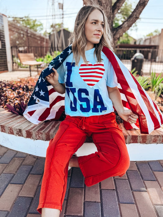 I ❤️ USA Graphic Tee (Pre Order)
