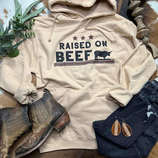 Raised on Beef Hoodie